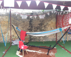 Opera Singer, William Adami, sings from his hammocktime